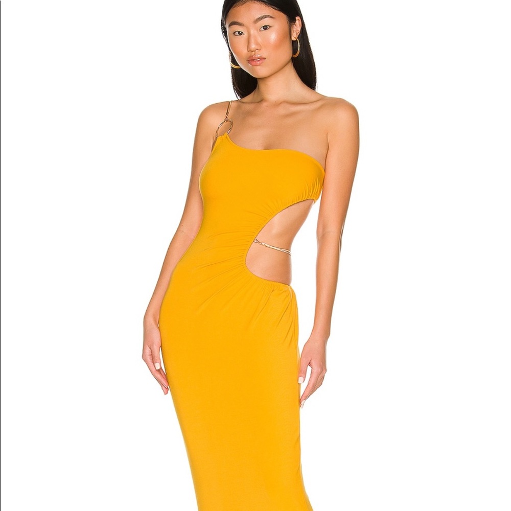 WeWoreWhat Snake Chain Cut Out Maxi Dress XS NWT